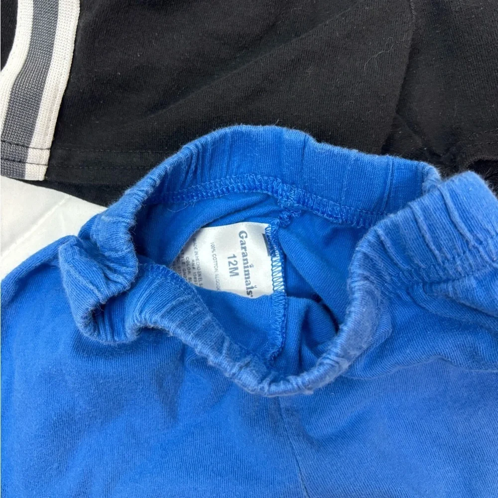 Bundle of 6 Kids Shorts Set - Blue, Black, Gray Athletic shorts